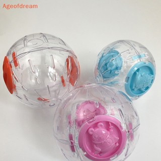 [Ageofdream] ของเล่นลูกบอลพลาสติก ขนาดเล็ก สําหรับสัตว์เลี้ยง หนูแฮมสเตอร์