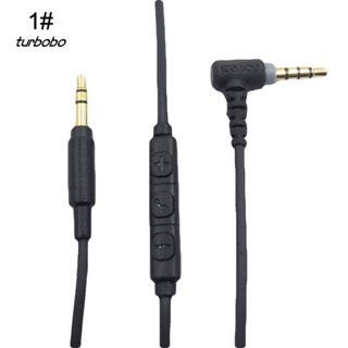 สายเคเบิลหูฟังเสียงเทอร์โบ ตัวผู้ 3.5 มม. เป็นตัวผู้ Aux สําหรับ MDR-10R MDR-1A XB950 Z1000