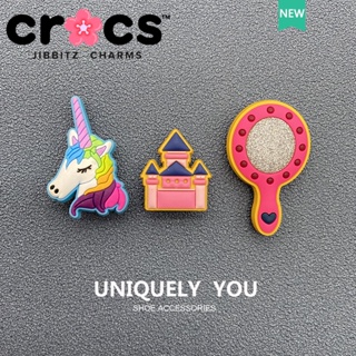 Jibbitz crocs charms หัวเข็มขัดรองเท้า อุปกรณ์เสริมรองเท้า Fairy Tale World Series Fun การ์ตูนตกแต่งหัวเข็มขัด