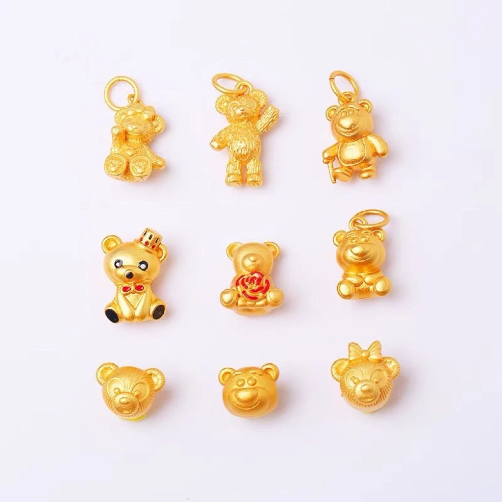สร้อยข้อมือ สร้อยคอ ลูกปัด Duffy Bear Shirley Rose ลายการ์ตูนชุบทอง thumbnail 7