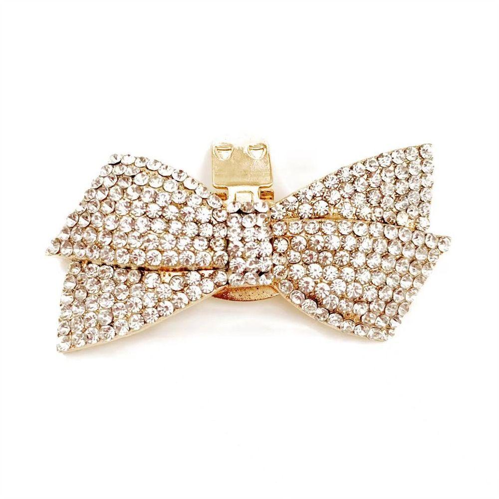 OSIER1 คลิปติดรองเท้า ประดับโบว์ คริสตัล พลอยเทียม แวววาว สําหรับตกแต่งรองเท้าเจ้าสาว งานแต่งงาน 1 ชิ้น - รูปที่ 7