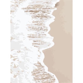 Artskills (พร้อมส่ง) ภาพระบายสีตามตัวเลข แบบขึงเฟรมไม้ งานศิลปะ DIY painting by numbers ภาพสวยๆ เกี่ยวกับทะเล ริมทะเล 23325
