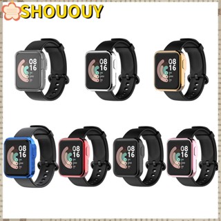 SHOUOUY อุปกรณ์เสริมเคส ป้องกันรอยขีดข่วนหน้าจอ สําหรับ Xiaomi Watch Lite Redmi Watch