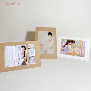 Tolongtrip&gt; กรอบรูปกระดาษ พร้อมขาตั้ง สําหรับวางกระดาษ