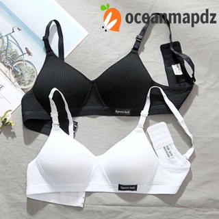 OCEANMAPDZ สปอร์ตบราดันทรง ระบายอากาศ สวมใส่สบาย สําหรับวัยรุ่นผู้หญิง