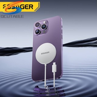 Essager 15W อุปกรณ์เสริมที่ชาร์จไร้สาย แบบแม่เหล็ก สําหรับ Appie Phone Earphone Watch