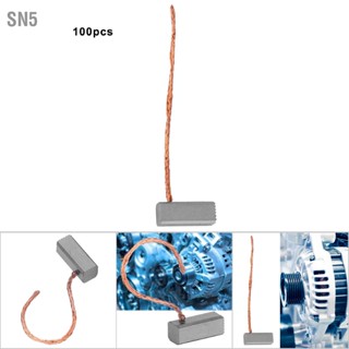 SN5 100PCS J420 ไดอะแฟรมขนาดเล็กปั๊มมอเตอร์แปรงถ่าน 6 x 15 มม.