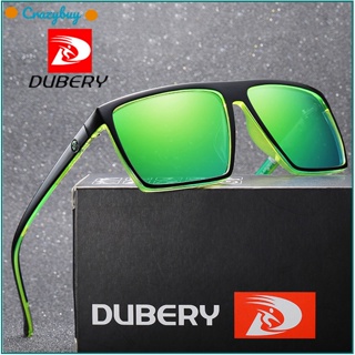 Cr DUBERY D369 แว่นตากันแดด เลนส์โพลาไรซ์ UV400 ทรงสี่เหลี่ยม สําหรับเล่นกีฬา ขับรถ ตกปลา