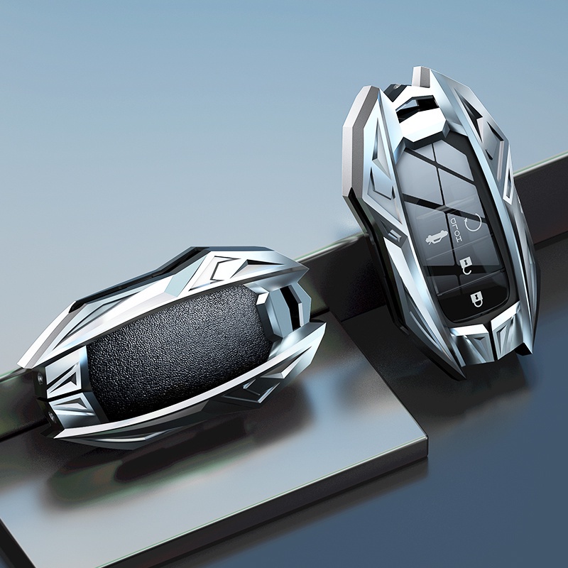 เคสกุญแจรีโมทรถยนต์ โลหะผสม สําหรับ Honda Crv Civic Accord 2022 Honda Civic fe hrv Pilot ของแต่งรถยนต์ พวงกุญแจ