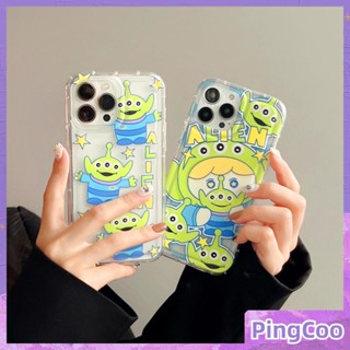 สำหรับ iPhone 11 เคสไอโฟนใส TPU กรอบรูปถุงลมนิรภัยเปลือกนิ่มกันกระแทกป้องกันกล้องการ์ตูนสีเขียวน่ารักเข้ากันได้กับ iPhone 14 13 Pro สูงสุด 12 Pro สูงสุด 11 xr xs 7 8 Plus