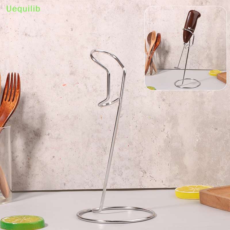 Uequilib ที่วางตีไข่ไฟฟ้า ตีฟองนม ชั้นวางตีฟองนม สําหรับห้องครัว นม กาแฟ ไข่ กวน เครื่องมือจัดเก็บ ขาตั้งใหม่