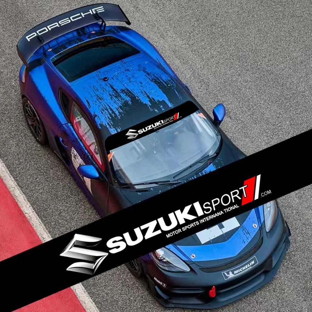 สติกเกอร์บังแดด สําหรับติดตกแต่งกระจกหน้ารถยนต์ สำหรับ Suzuki Swift Vitara Celerio Ciaz XL7 Jimny Ca