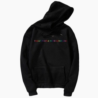 สินค้าใหม่ เสื้อฮู้ดดี้ ผ้าฝ้าย ลาย HARRY STYLES Treat People With Kindness น่ารัก สําหรับผู้ชาย และผู้หญิง
