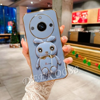 เคสโทรศัพท์มือถือ แบบนิ่ม ลายการ์ตูนกระต่ายน่ารัก ป้องกันกล้อง สําหรับ Realme 11 Pro+Plus 5G C53 NFC GT NEO5 SE 4G Realme 11 11 Pro