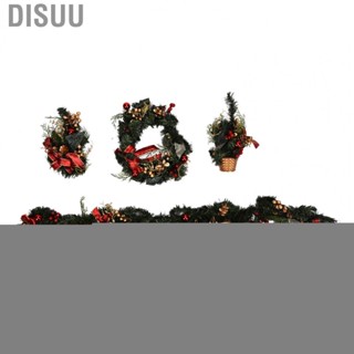 Disuu 4PCS Christmas Deco Outdoor Wreath Wall Hanging SS