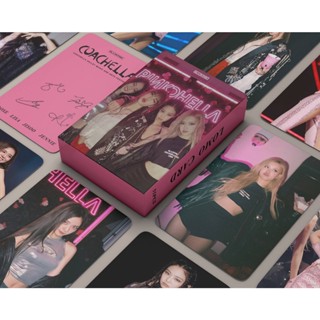 โปสการ์ด รูปภาพ Blackpink Coachellaสัปดาห์ 2 Lomo card Lisa Jennie Rose Jisoo 55 ชิ้น ต่อชุด