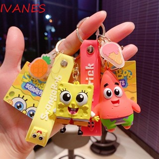 IVANES พวงกุญแจ จี้การ์ตูนหนวดปลาหมึก Patrick Star เหมาะกับของขวัญ สําหรับผู้ชาย