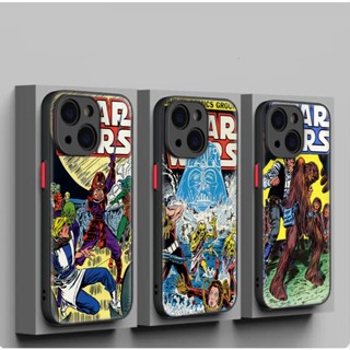 เคสโทรศัพท์มือถือแบบนิ่ม ลายการ์ตูน Star Wars C201 สําหรับ iPhone 12 13 Plus 14 Pro Max