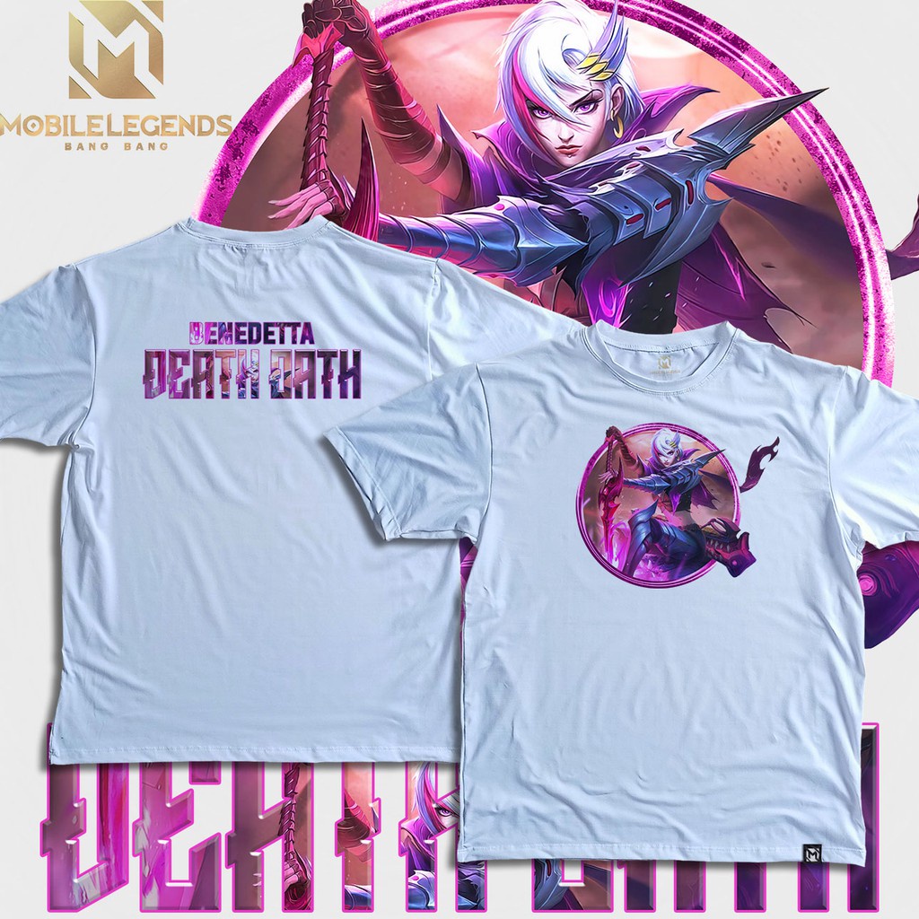 ความร้อน Benedetta Death Oath T-shirt, MLBB, Mobile Legends Bang Bang, ML tees, mobile legend, gamer