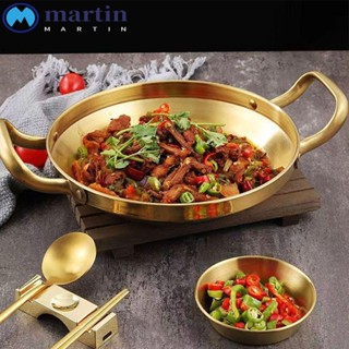 MARTIN หม้อสเตนเลส ทรงกลม หนา 22 24 26 28 30 ซม. อเนกประสงค์ สําหรับหม้อไฟ