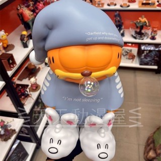 ส่งฟรี พร้อมส่ง ฟิกเกอร์อนิเมะแมว GK Garfield สีฟ้า