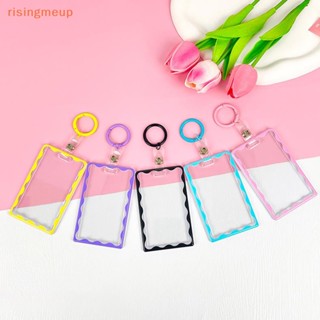 [risingmeup] เคสอะคริลิคใส ลายศิลปินเกาหลี ไอดอล 3 นิ้ว สําหรับใส่บัตรนักเรียน บัตรรถบัส รูปภาพ