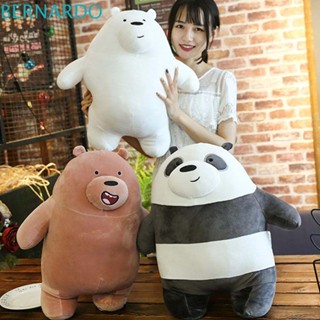 BERNARDO We Bare Bears หมอนตุ๊กตานุ่ม รูปการ์ตูนหมีน่ารัก ขนาด 25 ซม. 30 ซม. ของขวัญสําหรับเด็ก