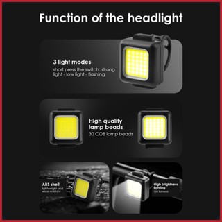 ไฟหน้าจักรยาน USB กันน้ํา พร้อมไฟ 3 โหมด 30 ดวง สําหรับผู้ชาย และผู้หญิง