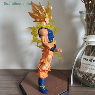 Seaf&gt; โมเดลฟิกเกอร์ อนิเมะดราก้อนบอล Goku DBZ Son Goku Super Saiyan ขนาด 17 ซม.