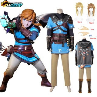 เสื้อคลุมคอสเพลย์ เสื้อยืด กางเกง ลายอนิเมะ the Legend Tears of the Kingdom Link Zelda เหมาะกับปาร์ตี้ฮาโลวีน คริสต์มาส สําหรับเด็ก