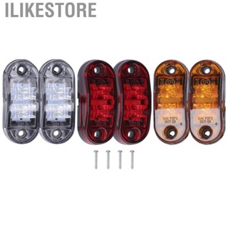 Ilikestore 10-30V 2LED Side Marker Light High Brightness Turn Signal Lamp for Cars Trucks Trailers RVs