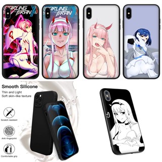 Wk70 เคสโทรศัพท์มือถือแบบนิ่ม ลาย Zero Two Darling in the FranXX สําหรับ iphone X XS XR 14 Pro Max Plus 12 13 Mini