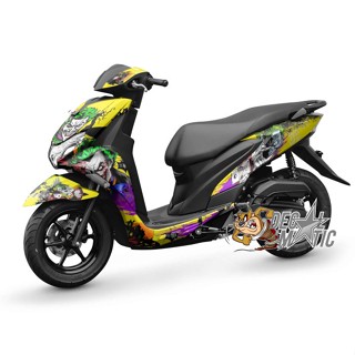 สติกเกอร์ ลายกราฟฟิค Yamaha Freego Freego Full body ฟรี Go Joker 1