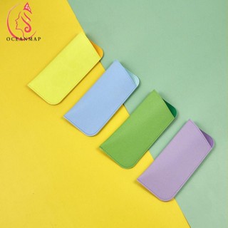 OCEANMAP กระเป๋าใส่แว่นตาอ่านหนังสือ กันน้ํา แบบพกพา สีแคนดี้