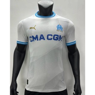 เสื้อกีฬาแขนสั้น ลายทีมฟุตบอล Marseille 2324 ชุดเหย้า