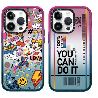 Casetify เคสโทรศัพท์อะคริลิคแข็ง กันกระแทก ลายตั๋วเครื่องบิน สําหรับ IPhone 12 13 14 Pro Max