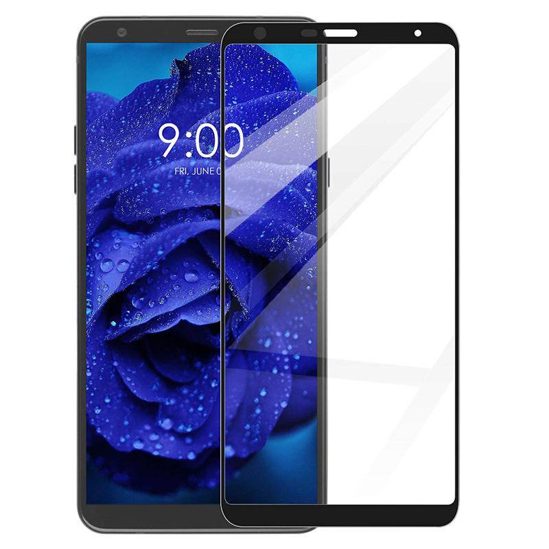 3 ชิ้นคลุมทั้งหมดสีดําฟิล์มนิรภัยสําหรับ LG K20 PRlME K50s K50 K42 K41s K41 k40s K40 K31 ป้องกันหน้า