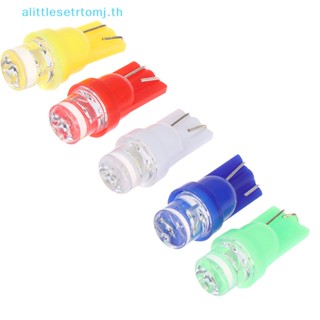 Alittlese หลอดไฟ Led T10 หัวกลม ขนาดเล็ก สําหรับตกแต่งรถยนต์ 10 ชิ้น