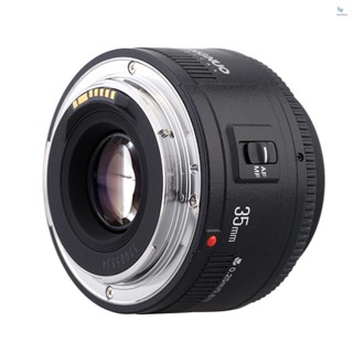 {fash} Yongnuo Yn35 มม. F2 เลนส์มุมกว้าง 1:2 AF MF สําหรับกล้อง Canon EF Mount EOS