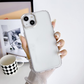 🔥 เคสไอโฟน เคสไอโฟน11 เคส iphone 11 เคสแบบใสหรูหราชุบเลนส์เคสนิ่ม TPU ป้องกันกล้องเคสใส เรียบง่าย เข้ากันได้กับ สําหรับ iPhone 14 Pro Max 13 Pro max 12 Pro Max 11 10x xr xs max i8plus เคสไอโฟน7พลัส SE2 SE3 2022 7Plus 8Plus