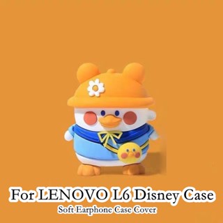 【ส่วนลด】เคสหูฟัง แบบนิ่ม ลายดิสนีย์ L6 สามมิติ สําหรับ LENOVO L6