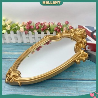 [HelleryTH] Decorative Wall Mirror Vanity Mirror Antique Mirrors for Wall Decor Ornate Baroque Mirror Makeup Mirror Wall Mounted for Hallway Living Room