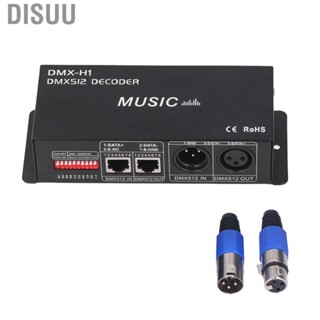 Disuu 4 Channel DMX 512 Decorder Adjustable RGB Dimming  Controller FF