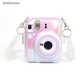 Art เคสป้องกันกล้อง แบบพกพา พร้อมสายคล้องไหล่ สําหรับ Fujifilm Instax Mini 12 1 ชิ้น