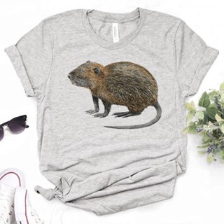 เสื้อท็อป Nutria สไตล์ฮาราจูกุ สําหรับผู้หญิง y2k