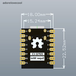 Adth บอร์ดไมโครคอมพิวเตอร์ ESP32-C3 SuperMini ESP32 WiFi บลูทูธ ประสิทธิภาพสูง