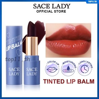 Sace Lady ลิปสติก Waterproof Colour Liptint Lasting Moisturizing Temperature Change Lip Balm Super-stay Lip Makeup Female (top11.th.)