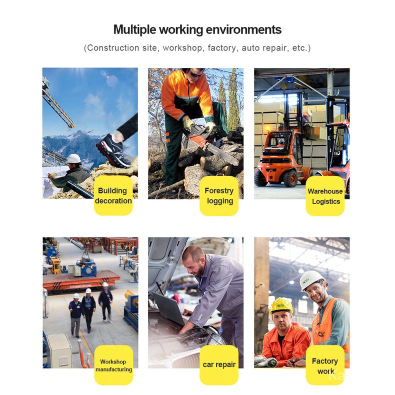 High Quality Indestructible Safety Shoes Men Work Sneakers Light Security Boots Men Puncture-Proof work Boots Steel Toe Shoes 04BT
