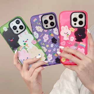 Casetify เคสโทรศัพท์มือถือ ลายการ์ตูนกระต่ายน่ารัก กันกระแทก สําหรับ iPhone 14 ProMax 14 Pro 13 ProMax 12 Pro Max 11 ProMax