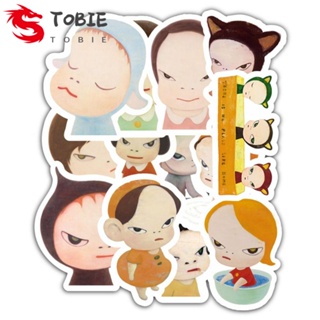 Tobie สติกเกอร์ ลายการ์ตูนนารา สโนว์บอร์ด กราฟฟิตี้ มีกาวในตัว สําหรับติดตกแต่งรถยนต์ สมุดภาพ โทรศัพท์ DIY 13 ชิ้น